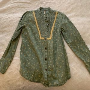 Free people denim shirt